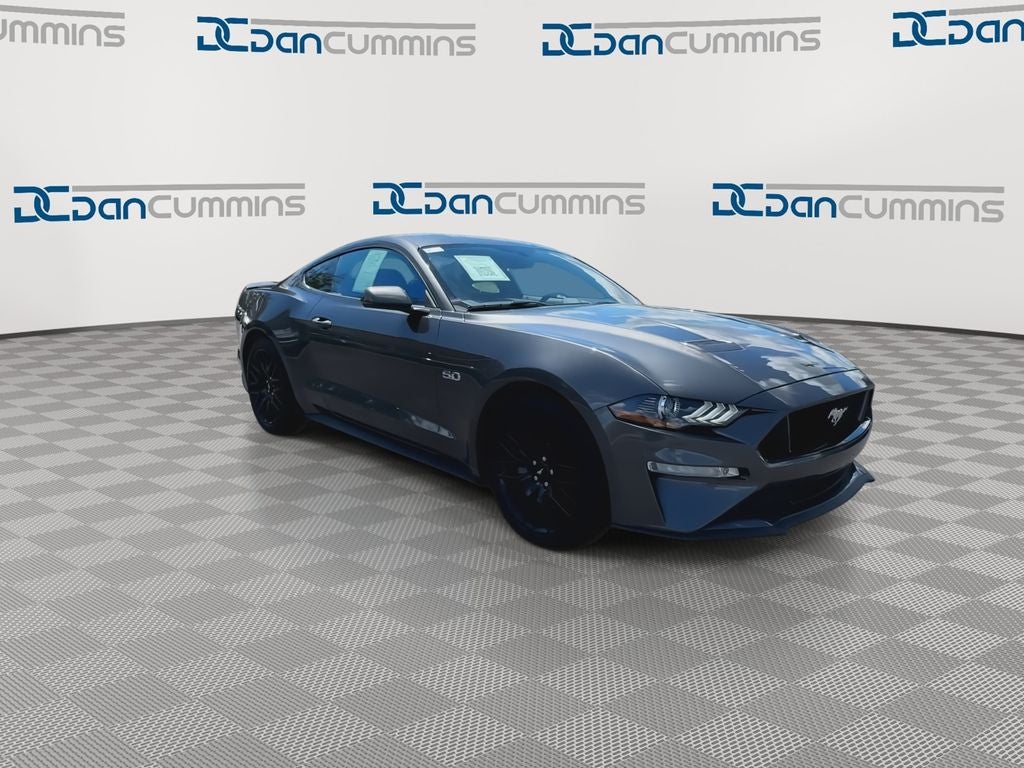 2018 Ford Mustang — rear three-quarter view