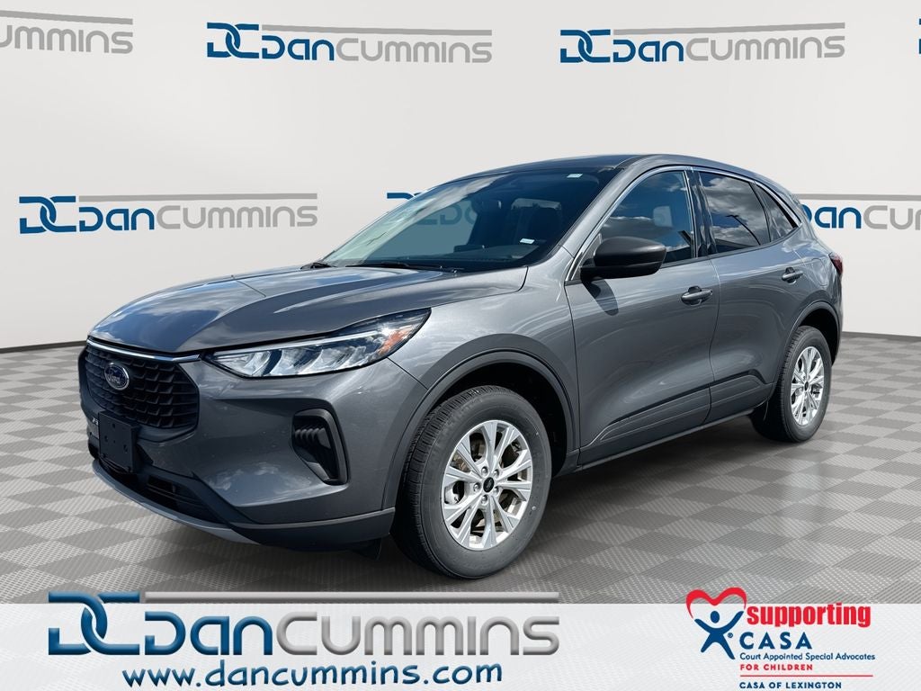 2024 Ford Escape Active in Gray Metallic — front three-quarter view