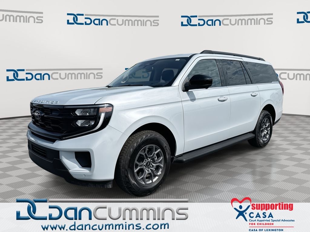 2025 Ford Expedition Max Active in Silver Metallic — front three-quarter view
