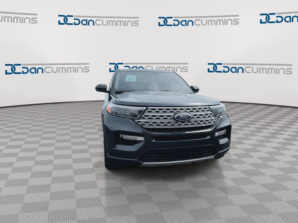 2024 Ford Explorer — rear three-quarter view