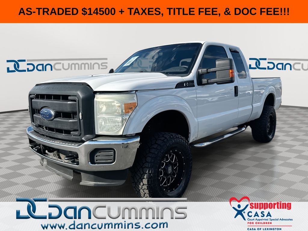 2016 Ford F-250SD XL in Oxford White — front three-quarter view
