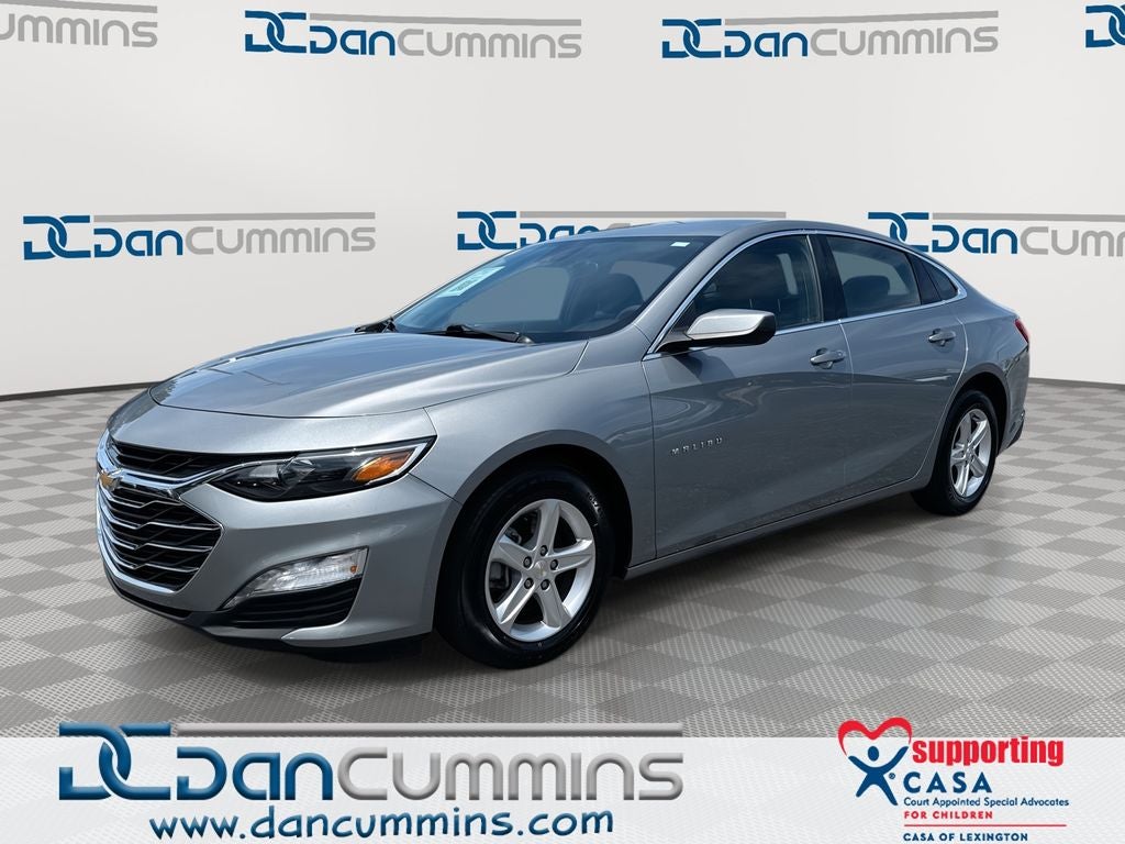 2024 Chevrolet Malibu LT in Sterling Gray Metallic — front three-quarter view