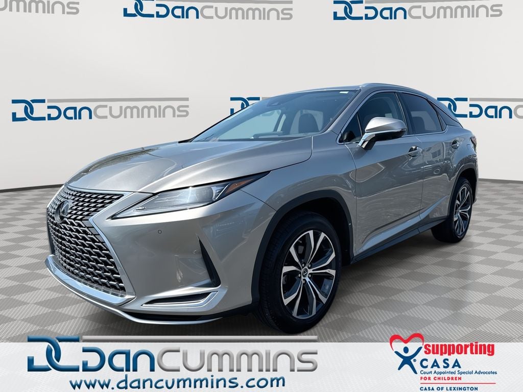 2022 Lexus RX 350 in Silver — front three-quarter view