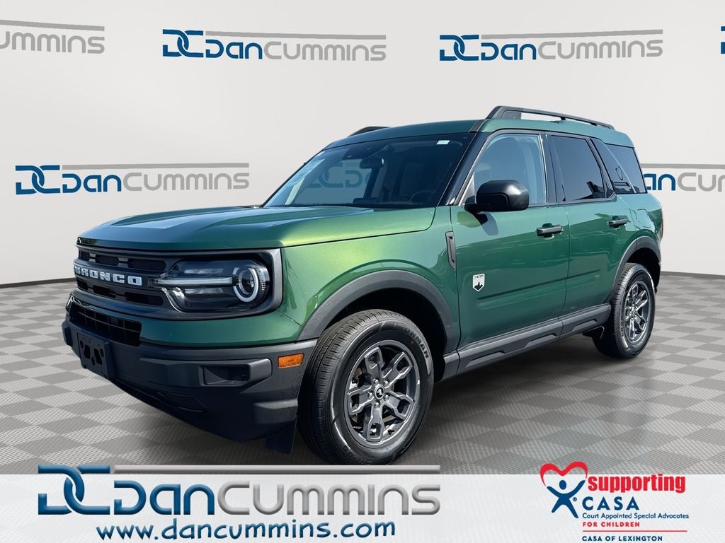 2024 Ford Bronco Sport Big Bend in Green Metallic — front three-quarter view
