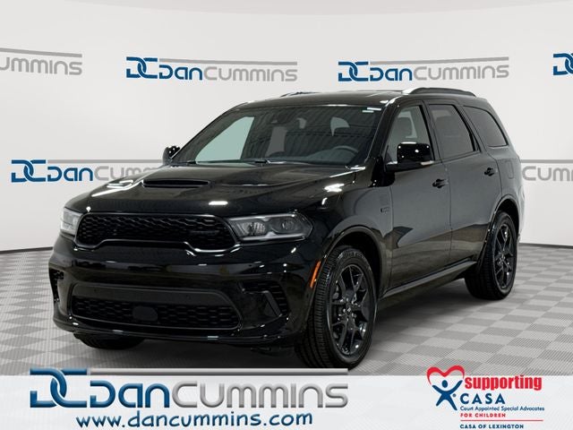 2026 Dodge Durango GT Plus in Diamond Black Clear-Coat Exterior Paint — front three-quarter view