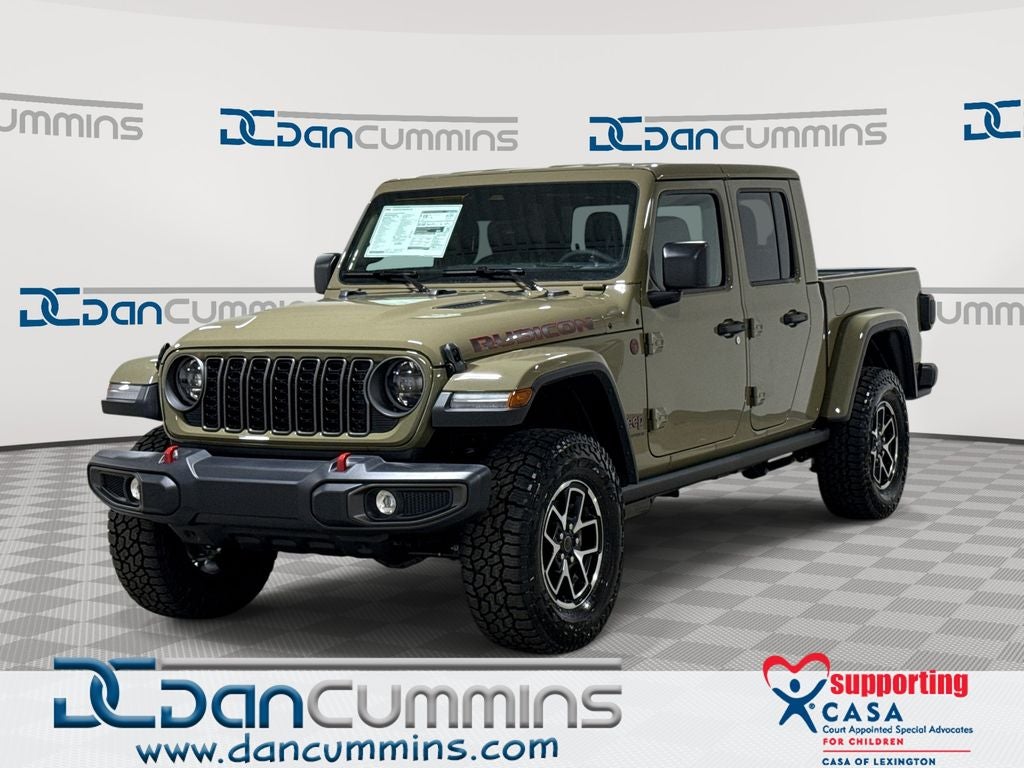 2026 Jeep Gladiator Rubicon in 41 Exterior Paint — front three-quarter view