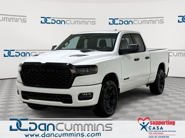 2026 RAM 1500 Express in Bright White Clear-Coat Exterior Paint — front three-quarter view