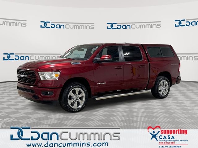 2023 RAM 1500 Big Horn/Lone Star in Delmonico Red Pearlcoat — front three-quarter view