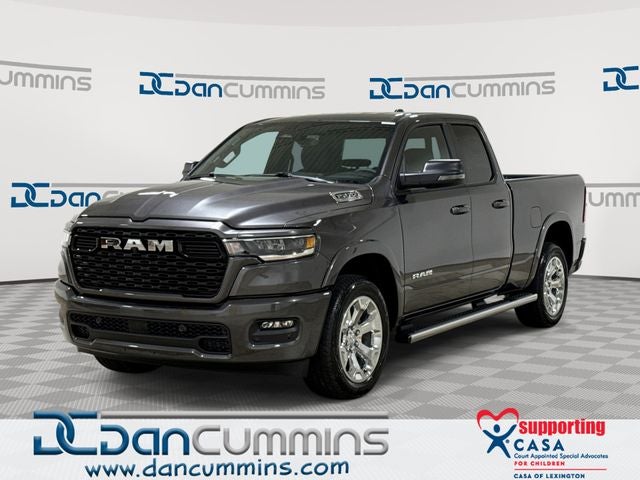 2026 RAM 1500 Big Horn/Lone Star in Granite Crystal Metallic Clear-Coat Exterior Paint — front three-quarter view