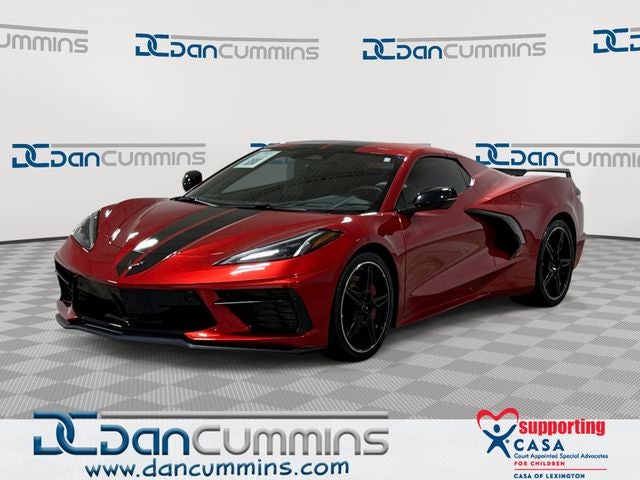 2024 Chevrolet Corvette Stingray 3LT in Red Mist Metallic Tintcoat — front three-quarter view