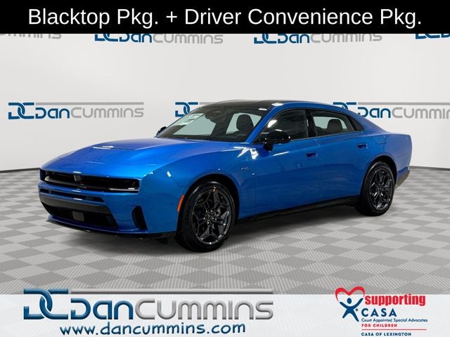 2026 Dodge Charger R/T in Bludicrous Exterior Paint — front three-quarter view