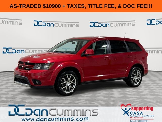 2018 Dodge Journey GT in Redline 2 Coat Pearl — front three-quarter view