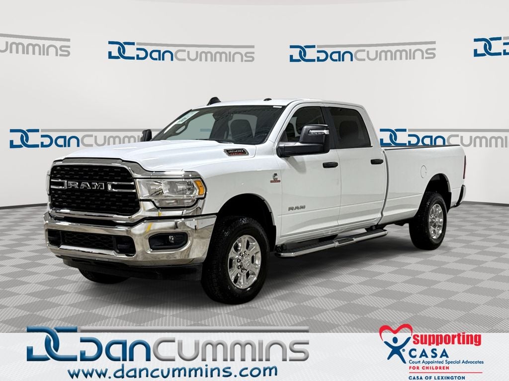 2024 RAM 3500 Big Horn in Bright White Clearcoat — front three-quarter view
