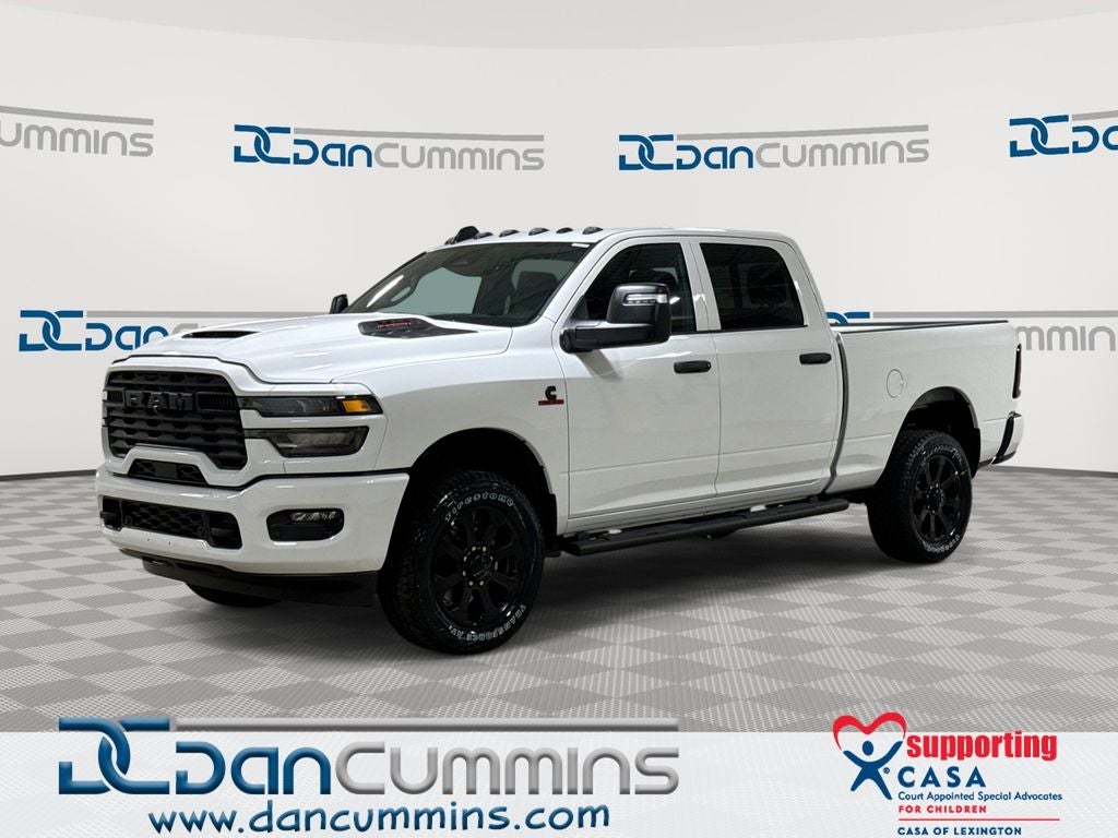 2026 RAM 2500 Tradesman in Bright White Clear-Coat Exterior Paint — front three-quarter view