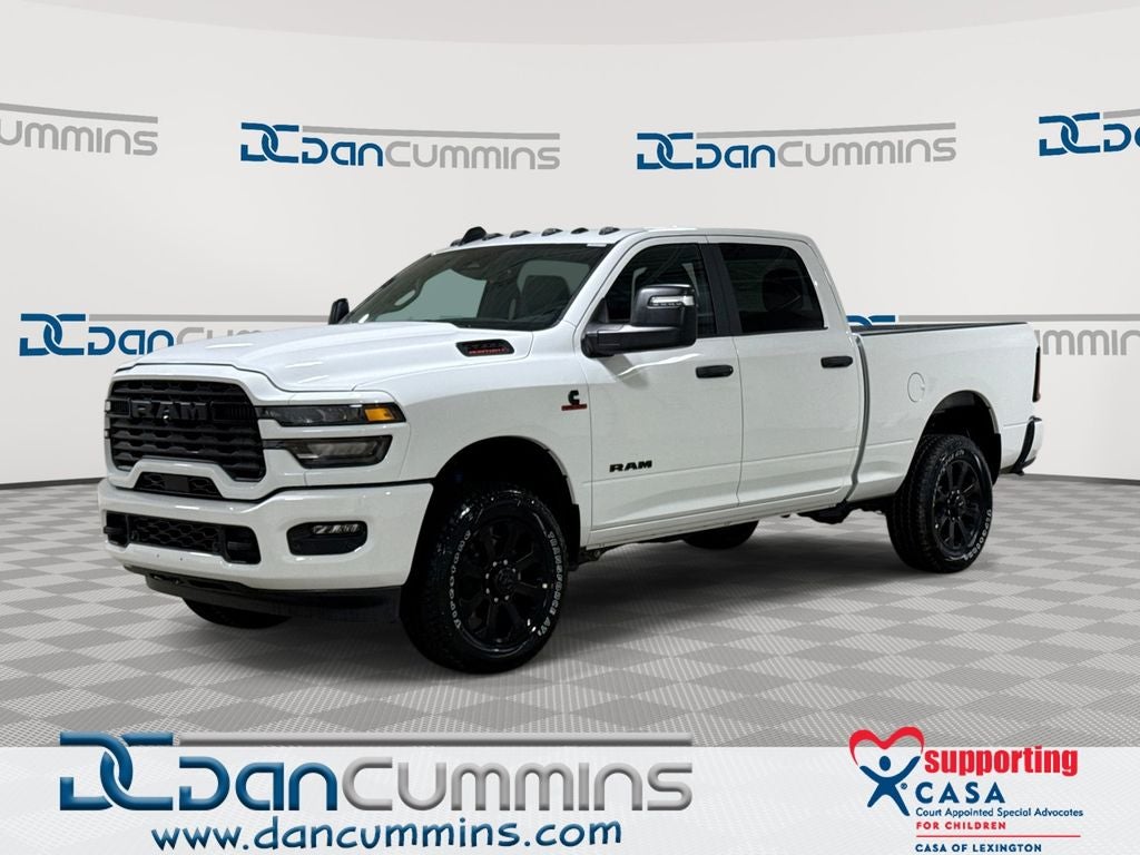 2026 RAM 2500 Big Horn in Bright White Clear-Coat Exterior Paint — front three-quarter view