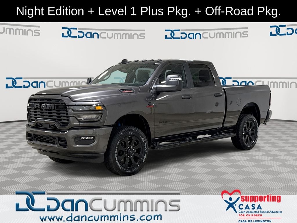 2026 RAM 2500 Big Horn in Granite Crystal Metallic Clear-Coat Exterior Paint — front three-quarter view