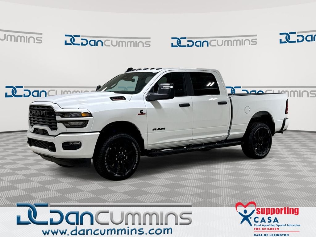 2026 RAM 2500 Big Horn in Bright White Clear-Coat Exterior Paint — front three-quarter view