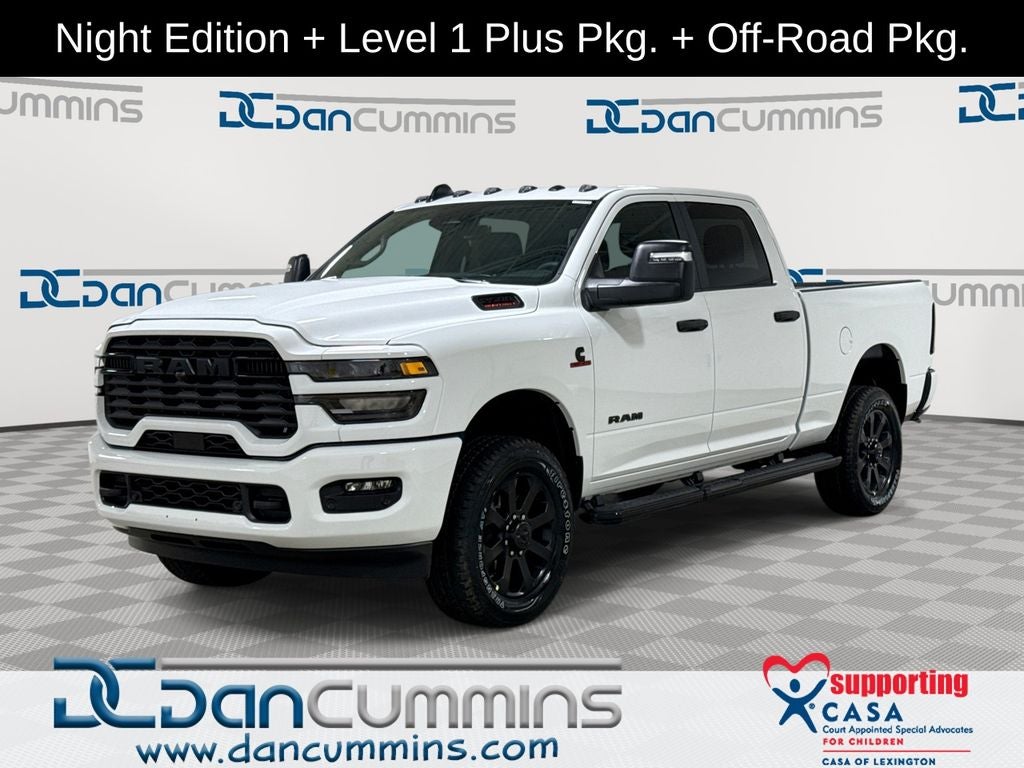 2026 RAM 2500 Big Horn in Bright White Clear-Coat Exterior Paint — front three-quarter view