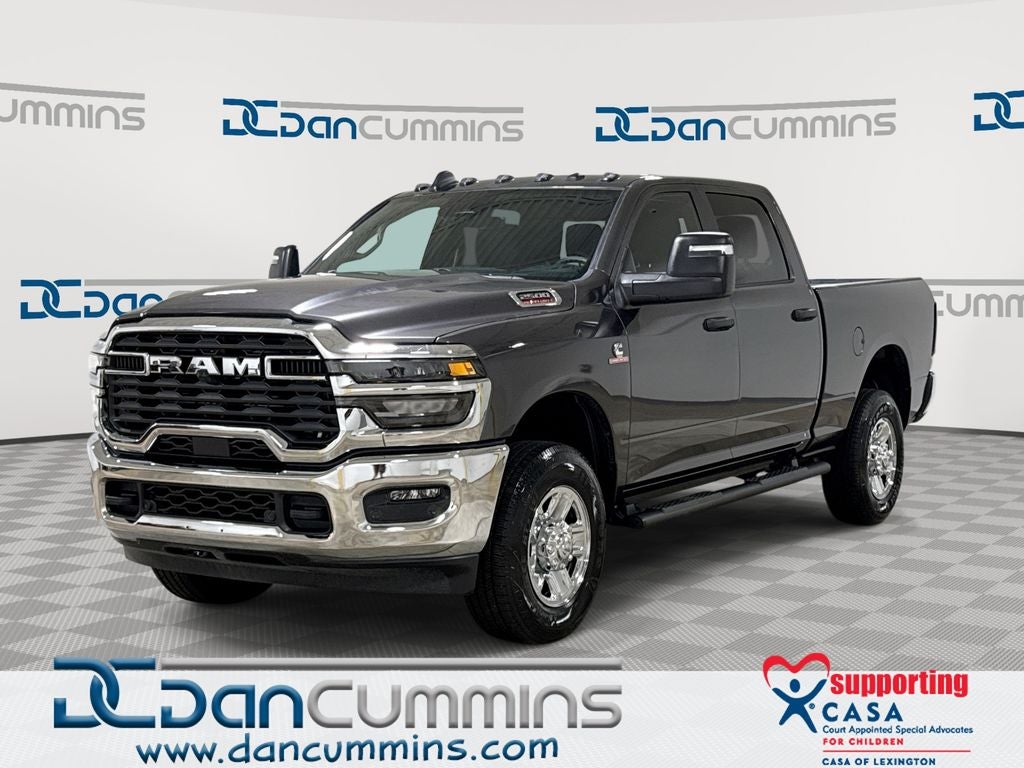2026 RAM 2500 Tradesman in Granite Crystal Metallic Clear-Coat Exterior Paint — front three-quarter view