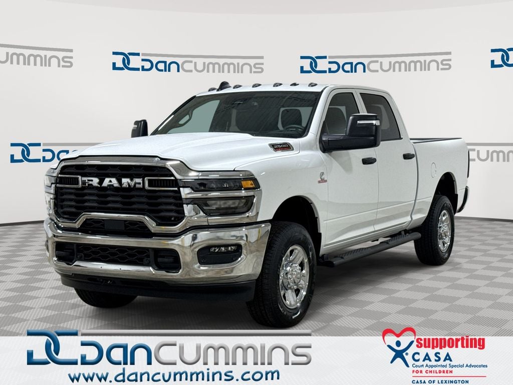 2026 RAM 2500 Tradesman in Bright White Clear-Coat Exterior Paint — front three-quarter view