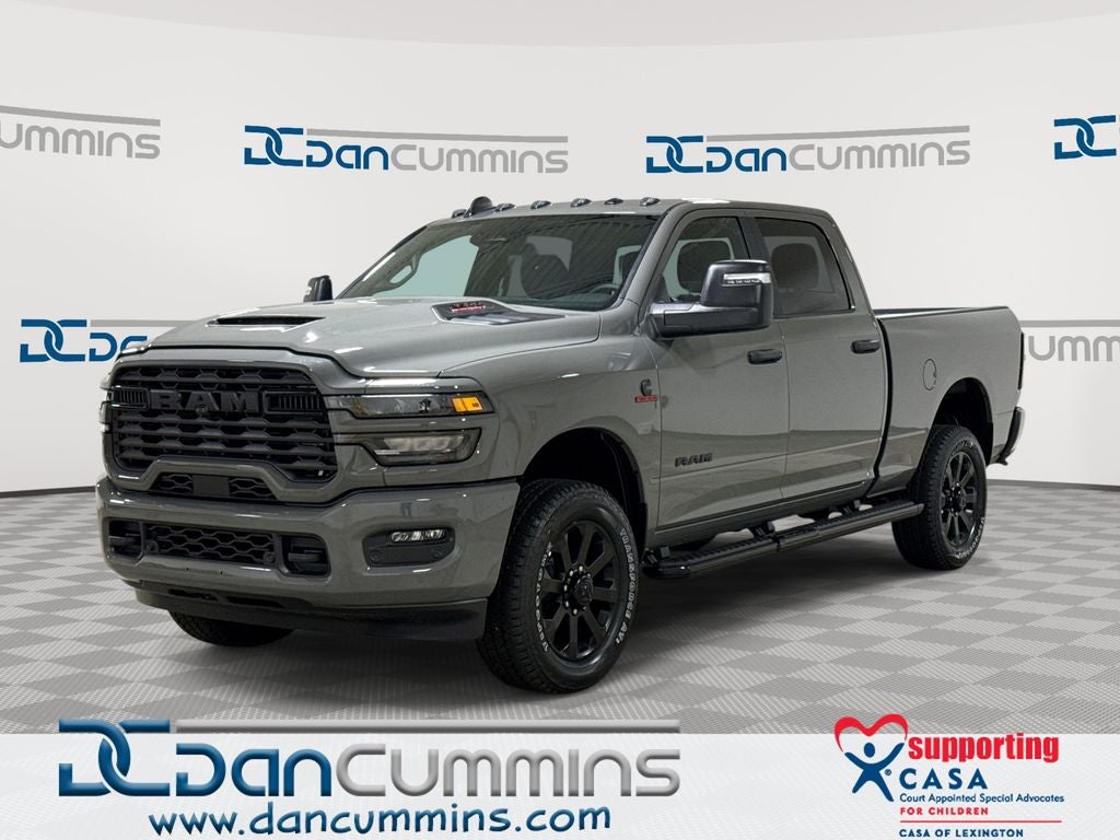 2026 RAM 2500 Big Horn in Ceramic Gray Clear-Coat Exterior Paint — front three-quarter view