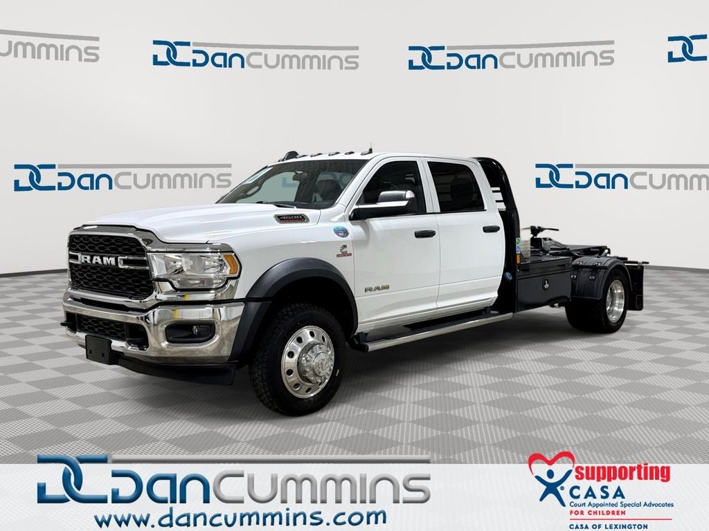 2021 RAM 4500HD Tradesman in Bright White Clearcoat — front three-quarter view