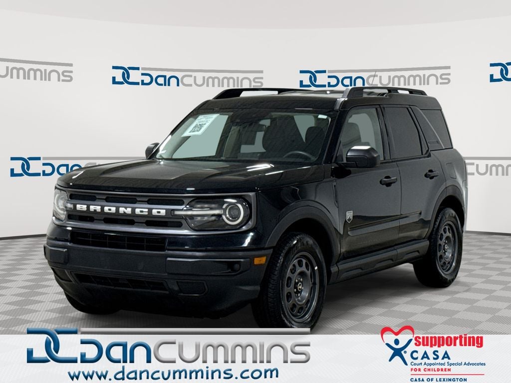 2024 Ford Bronco Sport Big Bend in Shadow Black — front three-quarter view