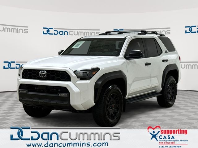 2025 Toyota 4Runner TRD Off-Road Premium in Ice — front three-quarter view