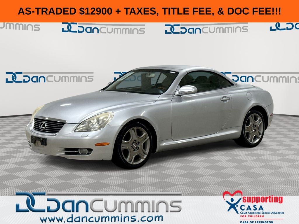 2007 Lexus SC 430 in Mercury Metallic — front three-quarter view