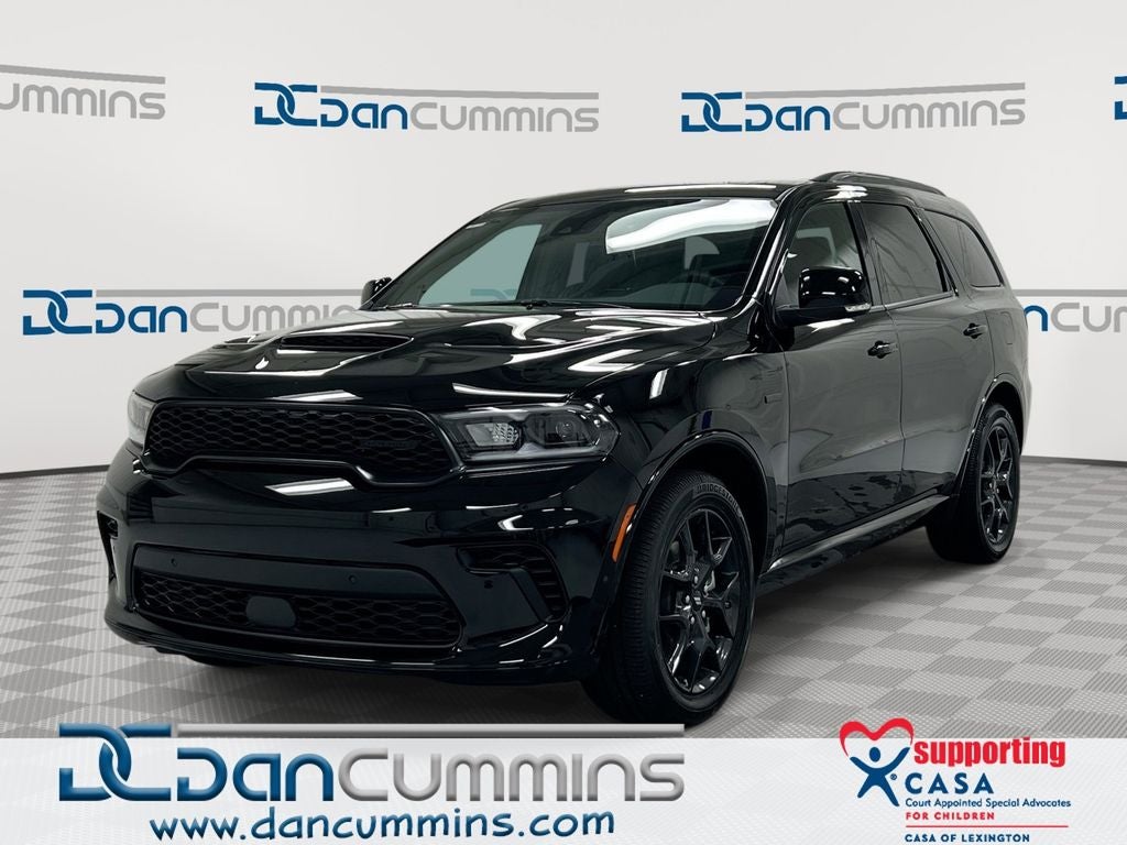 2026 Dodge Durango GT Plus in Diamond Black Clear-Coat Exterior Paint — front three-quarter view