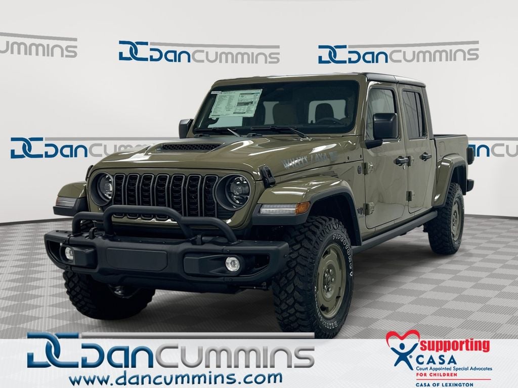 2026 Jeep Gladiator Willys 41 in 41 Exterior Paint — front three-quarter view