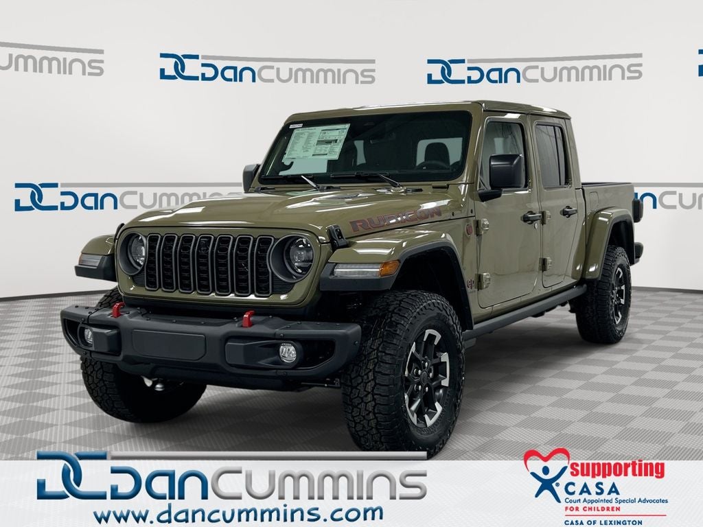 2026 Jeep Gladiator Rubicon X in 41 Exterior Paint — front three-quarter view