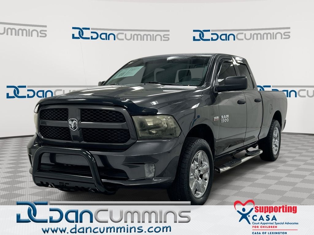 2018 RAM 1500 Express in Granite Crystal Metallic Clearcoat — front three-quarter view