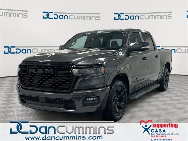 2026 RAM 1500 Big Horn/Lone Star in Granite Crystal Metallic Clear-Coat Exterior Paint — front three-quarter view