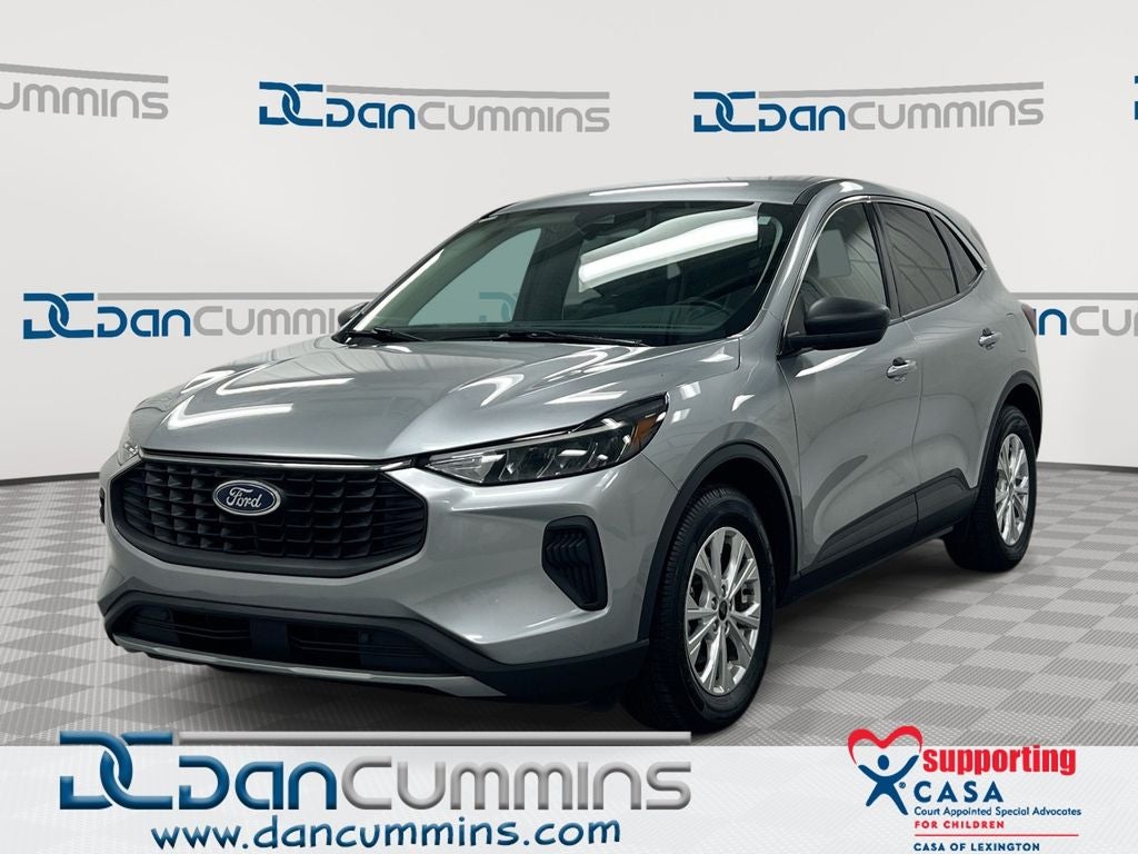 2024 Ford Escape Active in Silver Metallic — front three-quarter view