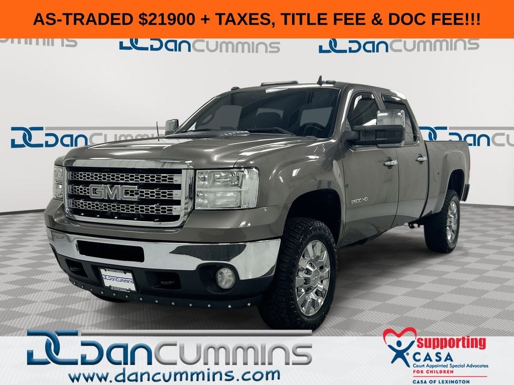 2012 GMC Sierra 2500HD SLE in Mocha Steel Metallic — front three-quarter view