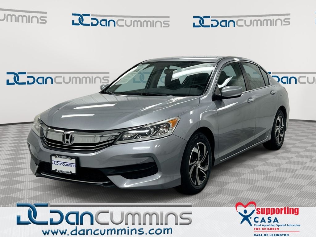 2016 Honda Accord LX in Blue — front three-quarter view