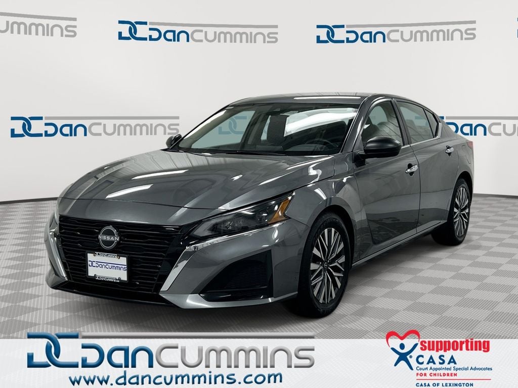 2024 Nissan Altima 2.5 SV in Gun Metallic — front three-quarter view