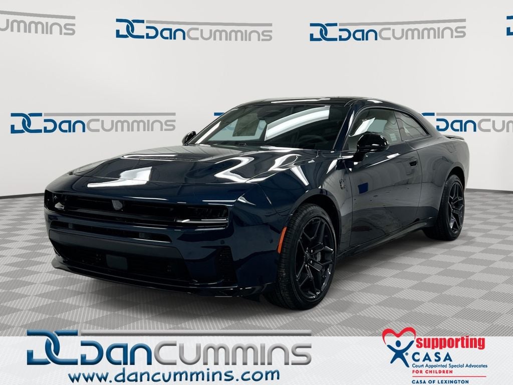 2026 Dodge Charger Scat Pack in After Dark Exterior Paint — front three-quarter view