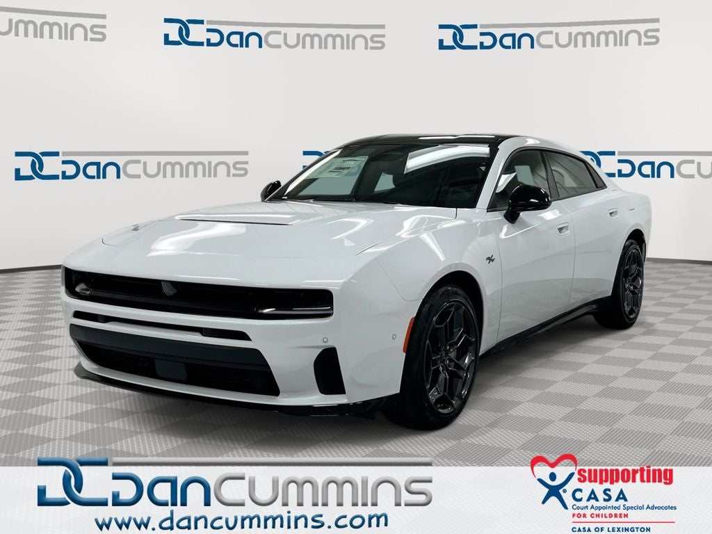 2026 Dodge Charger R/T in White Knuckle Exterior Paint — front three-quarter view