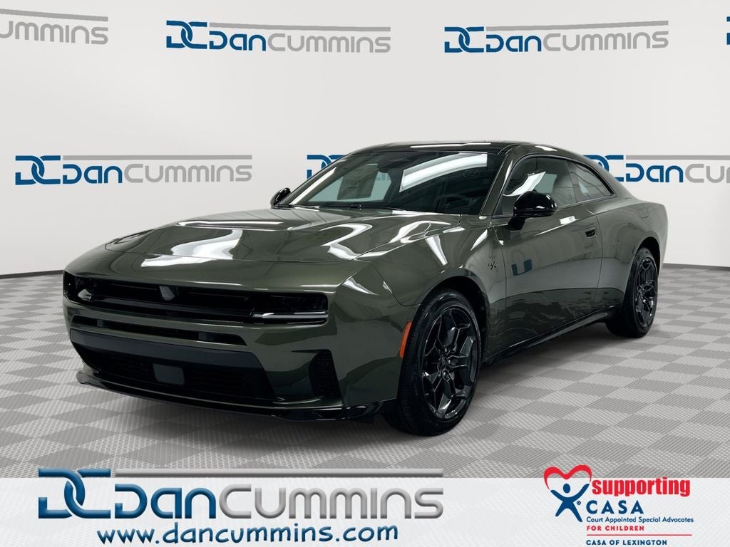 2026 Dodge Charger R/T in Green Machine Exterior Paint — front three-quarter view