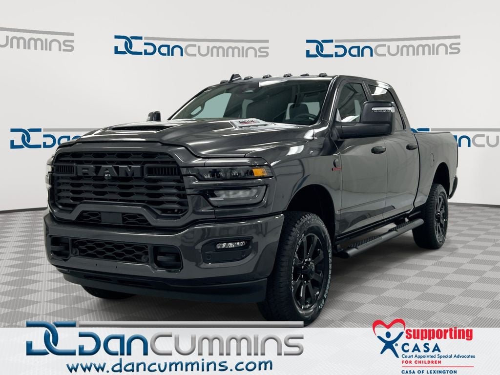 2026 RAM 2500 Tradesman in Granite Crystal Metallic Clear-Coat Exterior Paint — front three-quarter view