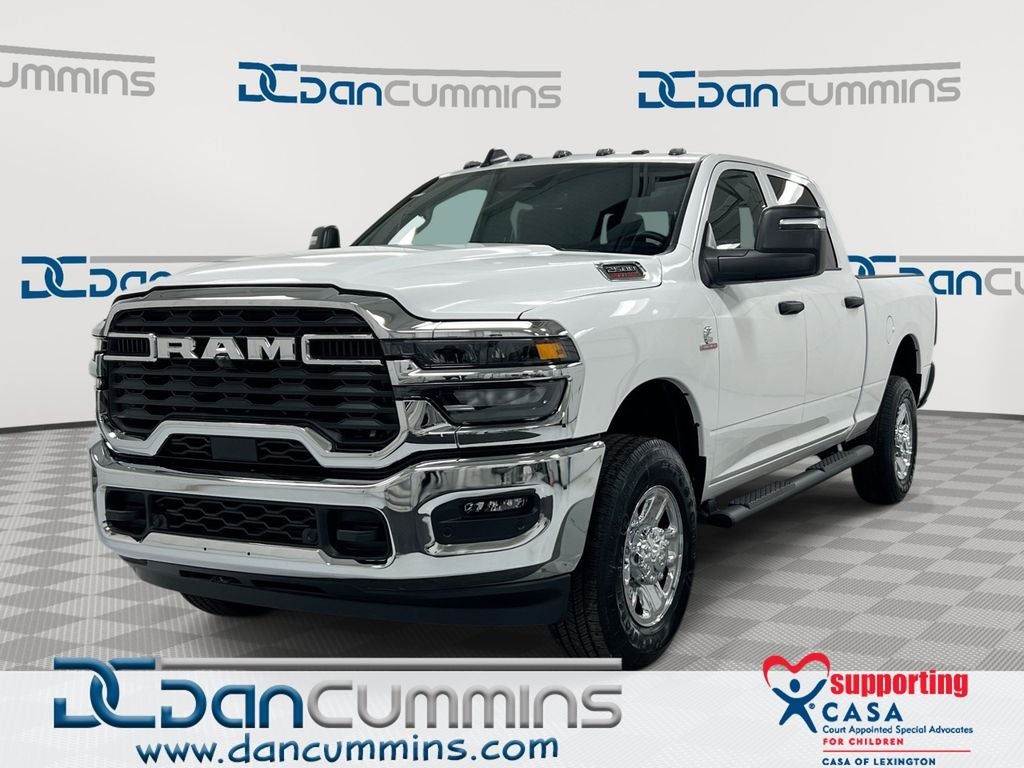 2026 RAM 2500 Tradesman in Bright White Clear-Coat Exterior Paint — front three-quarter view