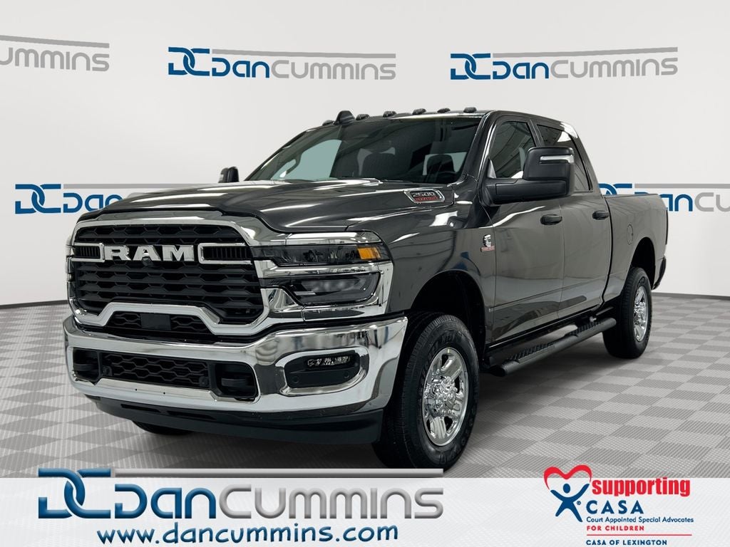 2026 RAM 2500 Tradesman in Granite Crystal Metallic Clear-Coat Exterior Paint — front three-quarter view