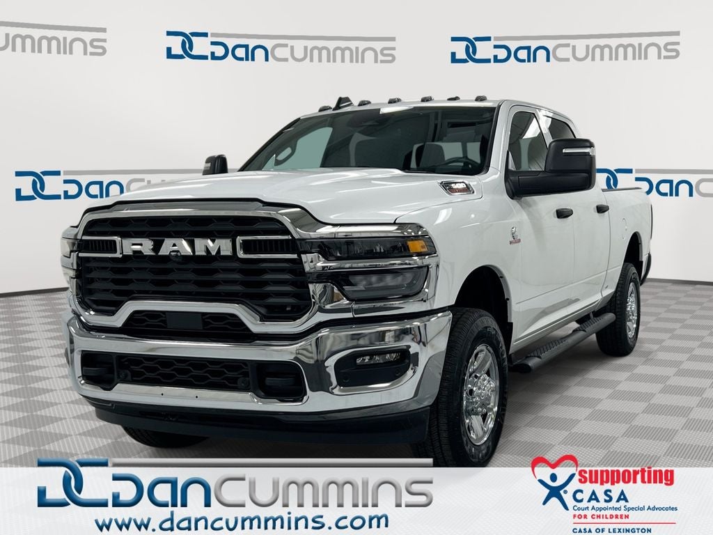 2026 RAM 2500 Tradesman in Bright White Clear-Coat Exterior Paint — front three-quarter view