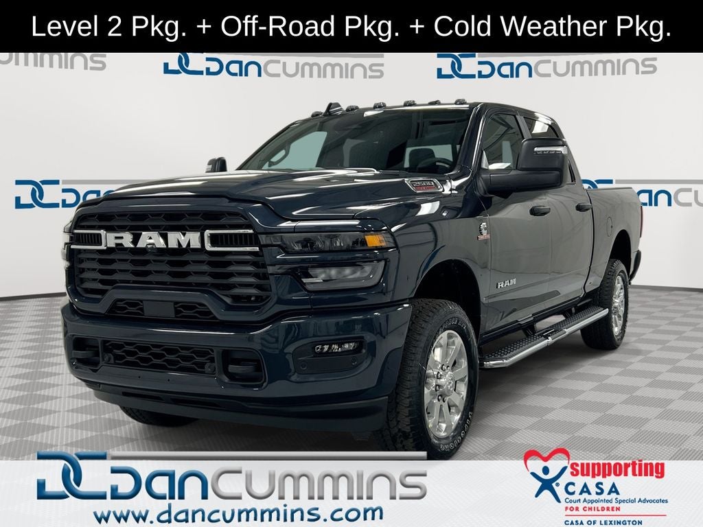 2026 RAM 2500 Big Horn in Forged Blue Metallic Exterior Paint — front three-quarter view