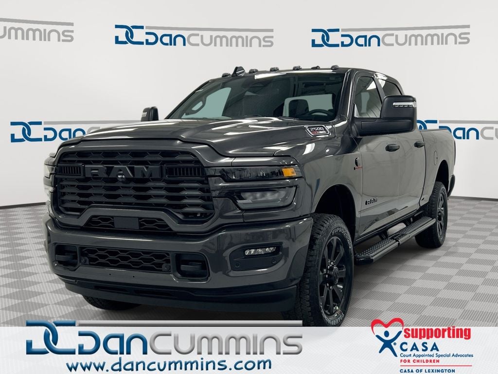 2026 RAM 2500 Big Horn in Granite Crystal Metallic Clear-Coat Exterior Paint — front three-quarter view