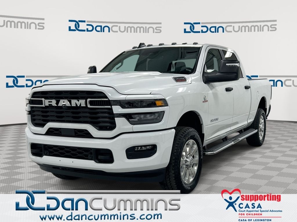 2026 RAM 2500 Big Horn in Bright White Clear-Coat Exterior Paint — front three-quarter view