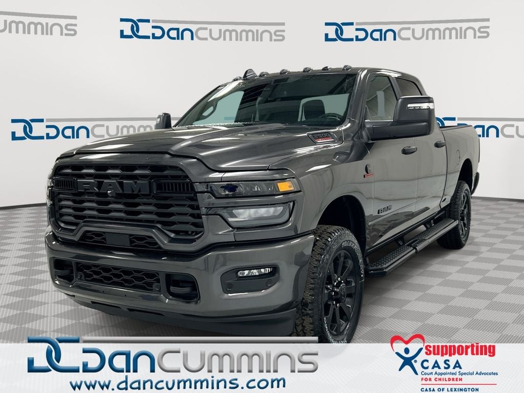 2026 RAM 2500 Big Horn in Granite Crystal Metallic Clear-Coat Exterior Paint — front three-quarter view