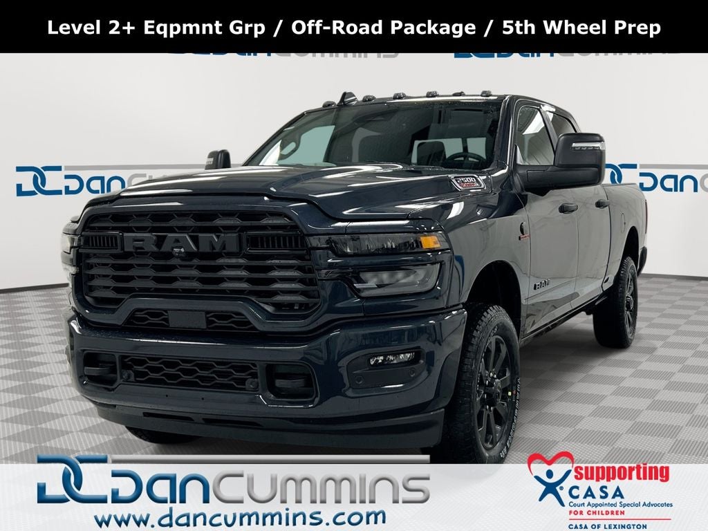 2026 RAM 2500 Big Horn in Forged Blue Metallic Exterior Paint — front three-quarter view